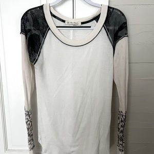 Free people waffle shirt